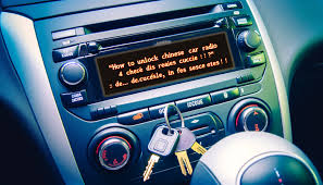 débridage autoradio chinois